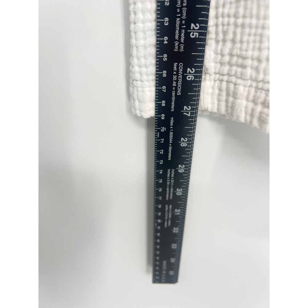 Aerie WhiteGauze Cotton Cargo Pants Elastic Waist Relaxed Wide Leg Trousers Sm - Picture 9 of 16